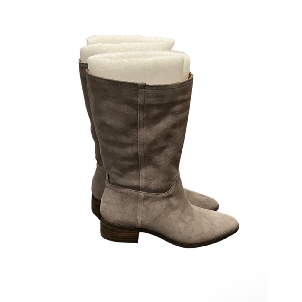 Lucky Brand Women's Lefara Mid Calf Boot Titanium Size 6.5M/37 - Picture 4 of 9